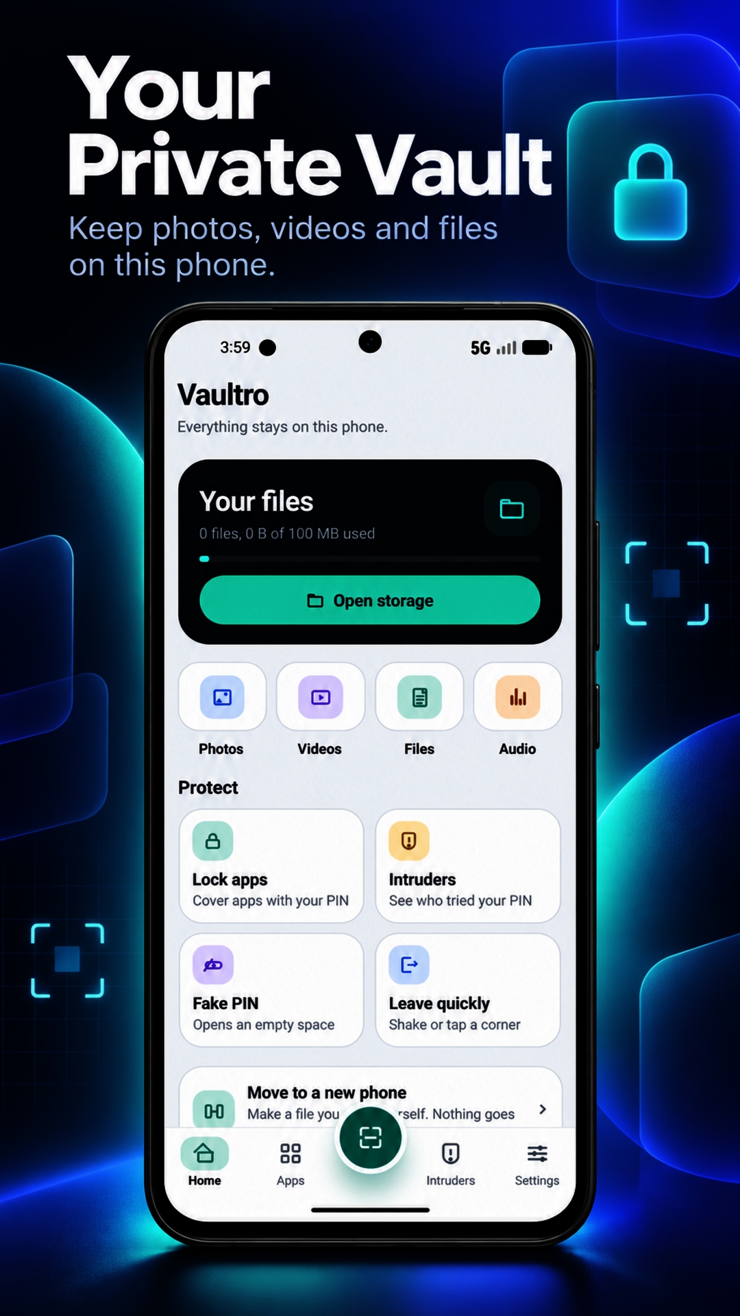Vaultro official Google Play promotional screenshot
